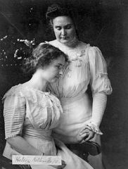 Helen Keller and Annie Sullivan. (Library of Congress, public domain)