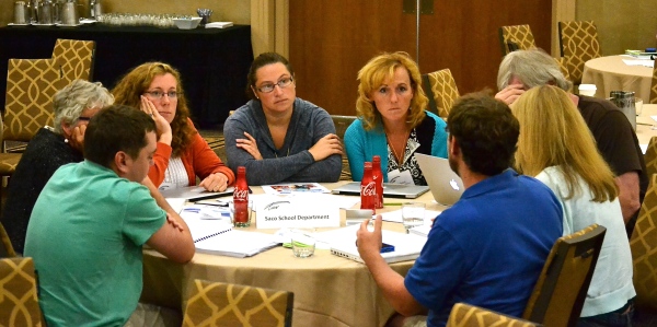 Labor and management at the table together, planning future collaboration. (TURN, Chicago, 7/29/14, photo by the author)